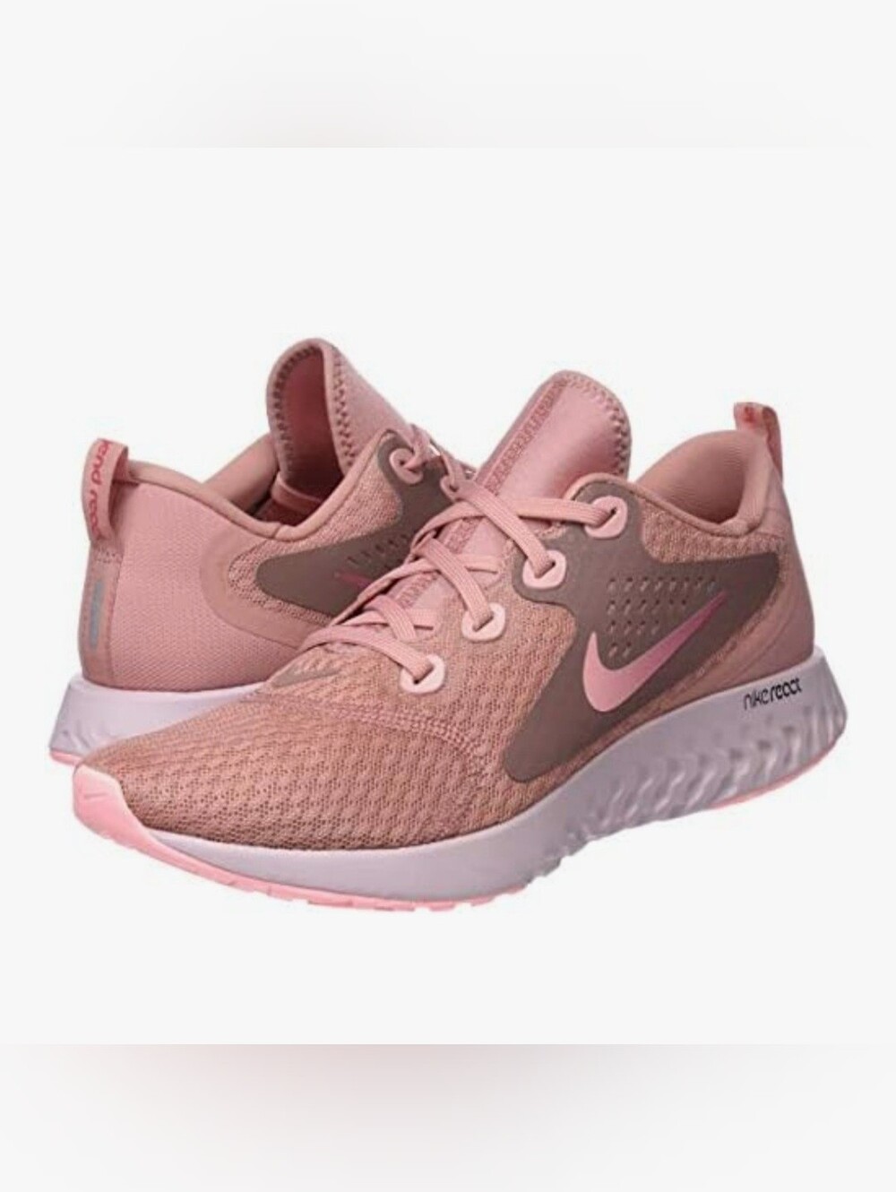 NIKE Legend React Running Shoes in Light Blush Pink